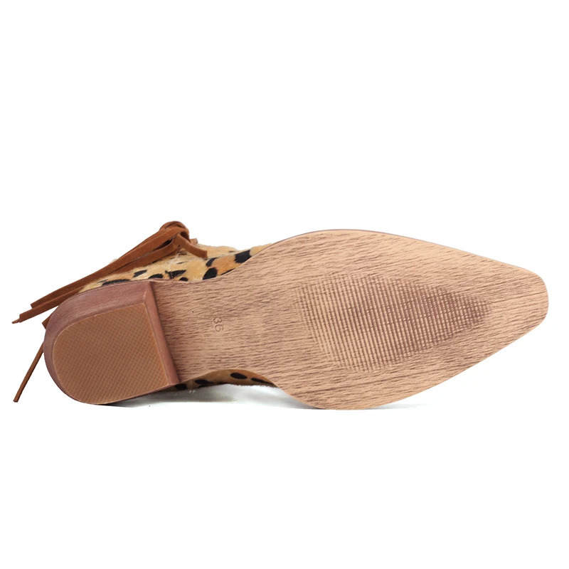 Kcenid Vintage Cowboy Boots For Women Fashion Fringe Decoration Womens Cowgirl Retro Western Woman Shoes 250731