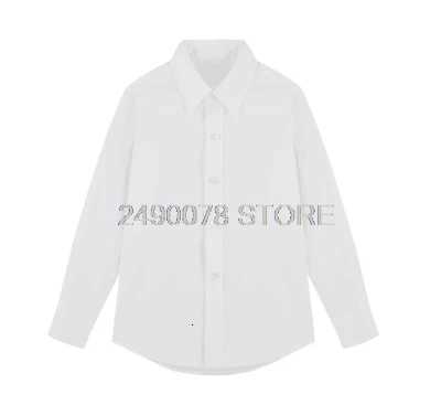 Boys White Shirts for Kids Clothes Solid Cotton Formal Shirt for Boys Teenagers School Performance Uniform 4-16 Years Old X250806