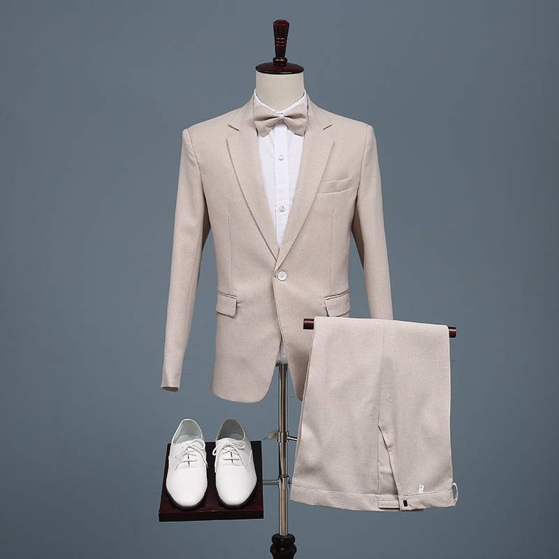 H826Business casual groomsmen suits professional formal men's