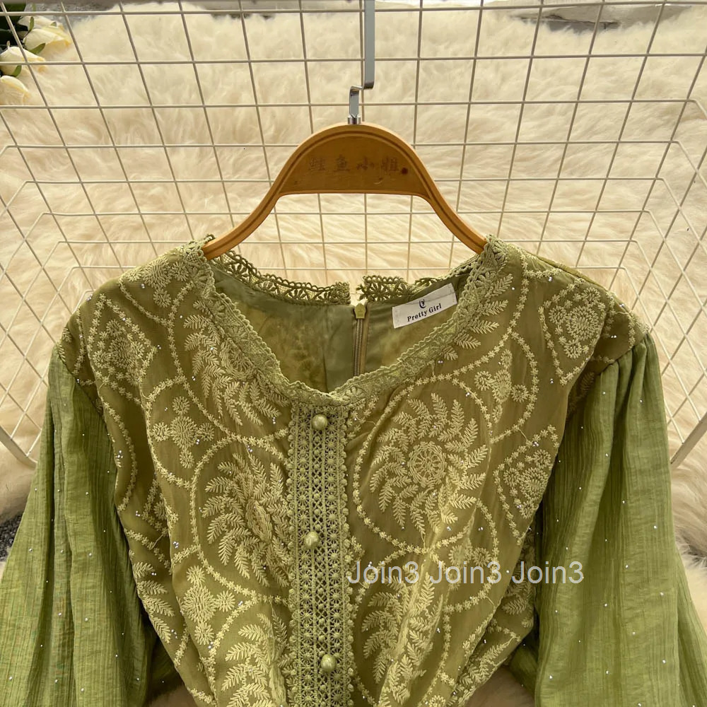 Chic vintage Sexy jacquard Spliced slim Elegant Fairy korean fashion Boho Sundress women clothing Long dress