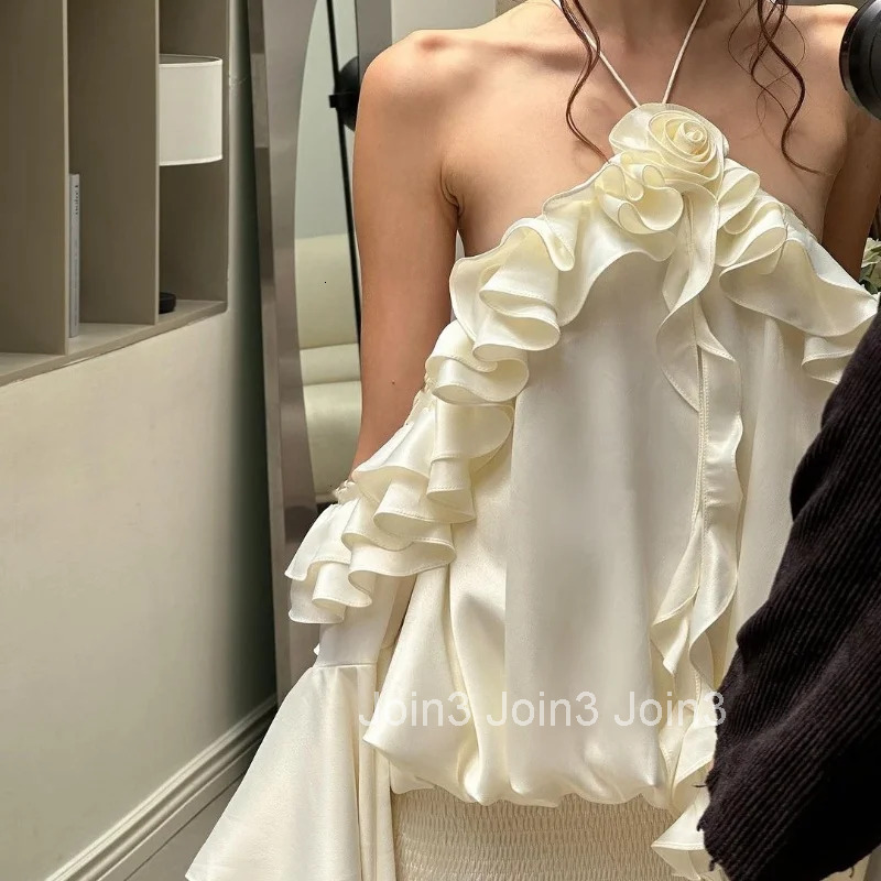 WhereMery French Elegance Off Shoulder Dresses New Lotus Leaf Edge Flared Sleeve Dress Sexy Evening Club Party Vestidos Y2K