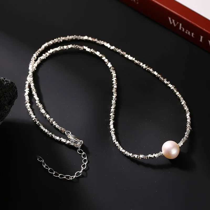 2023 Trend Neck Chain Kpop Pearl Choker Necklace Womens Goth Choker Jewelry Imitation Pearl Pendant Necklaces Collar for Girl Y250805