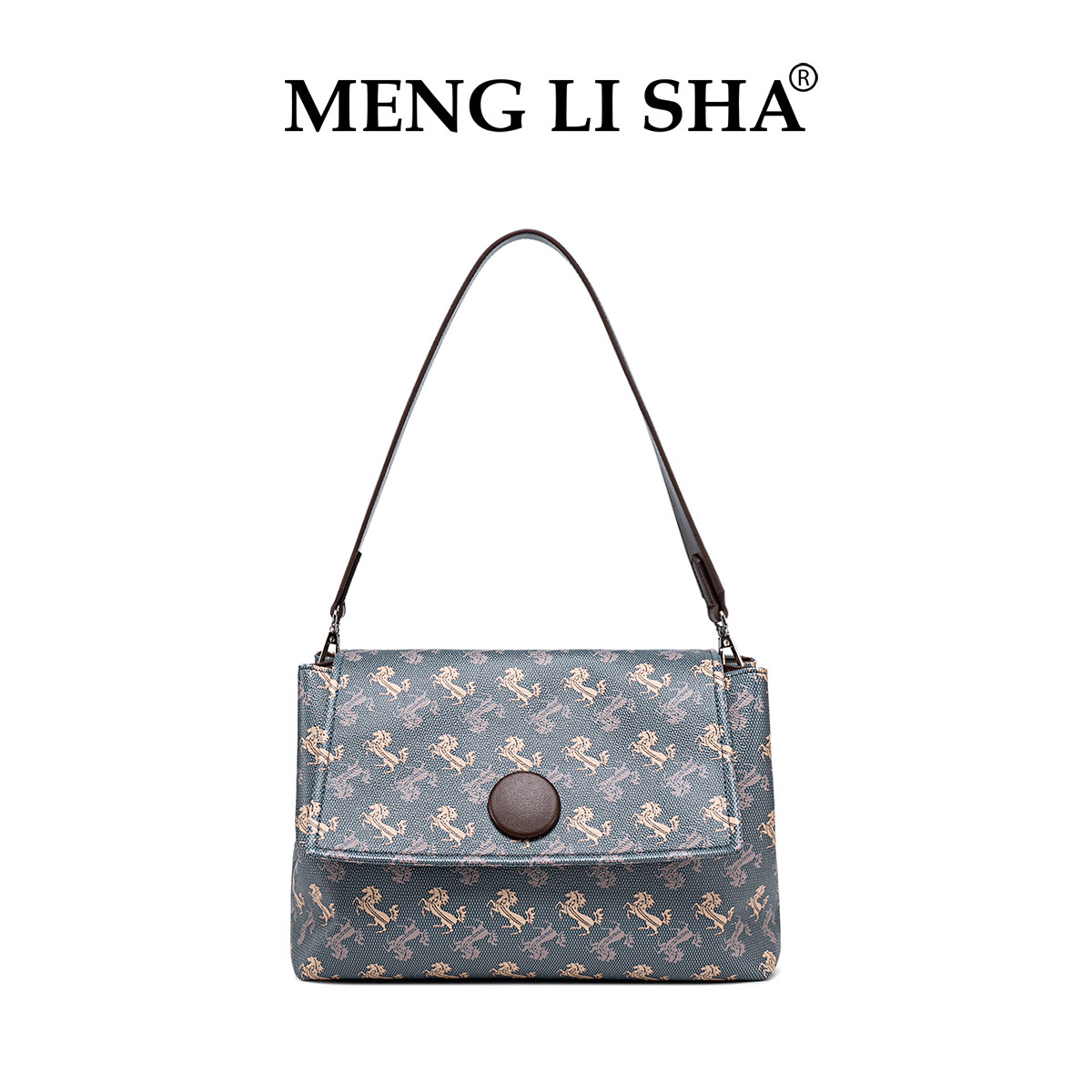 Niche high-end printed one-shoulder underarm tote bag for women trendy 2025 new style large capacity for commuting handbag and crossbody bag