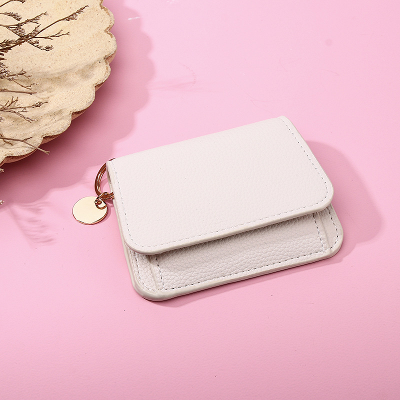 New Korean Style Wallet Short Ins Fashion High Luxury Women's Card Holder Coin Purse Two-in-One