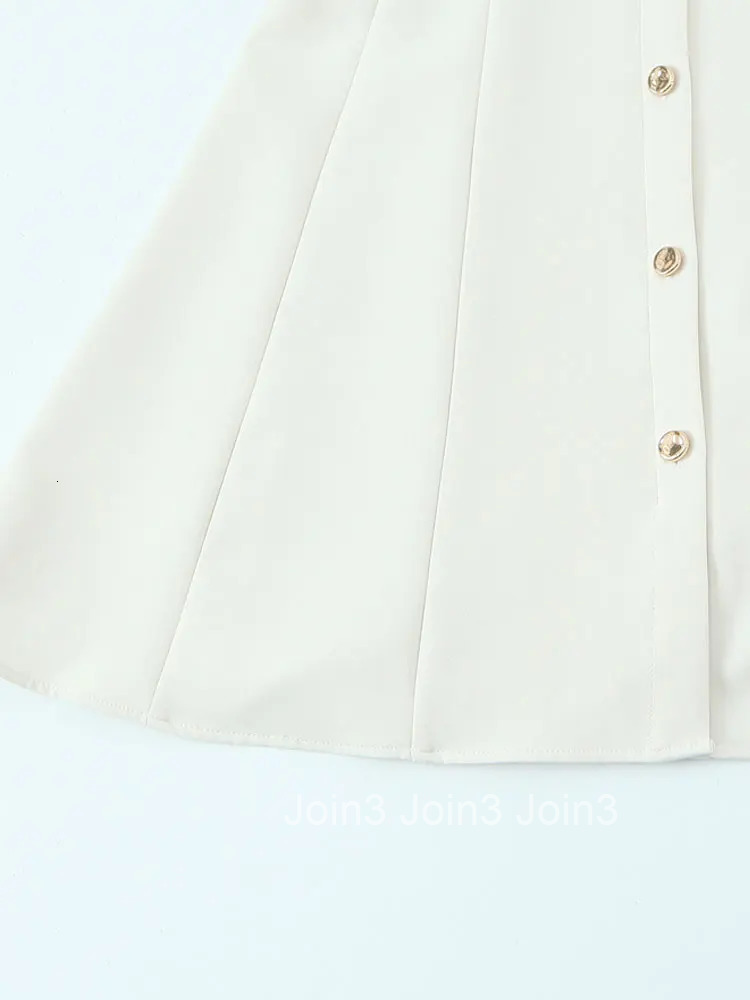 TRZA Women Fashion With Flaps Front Button Mini Dress Lapel Collar Sleeveless Female Dresses Vestidos Mujer