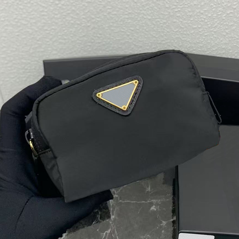 8 Colors Unisex Nylon Designer Makeup Bag Small Cosmetic Bag Luxury Travel Toiletry Bag Zipper Make Up Handbags