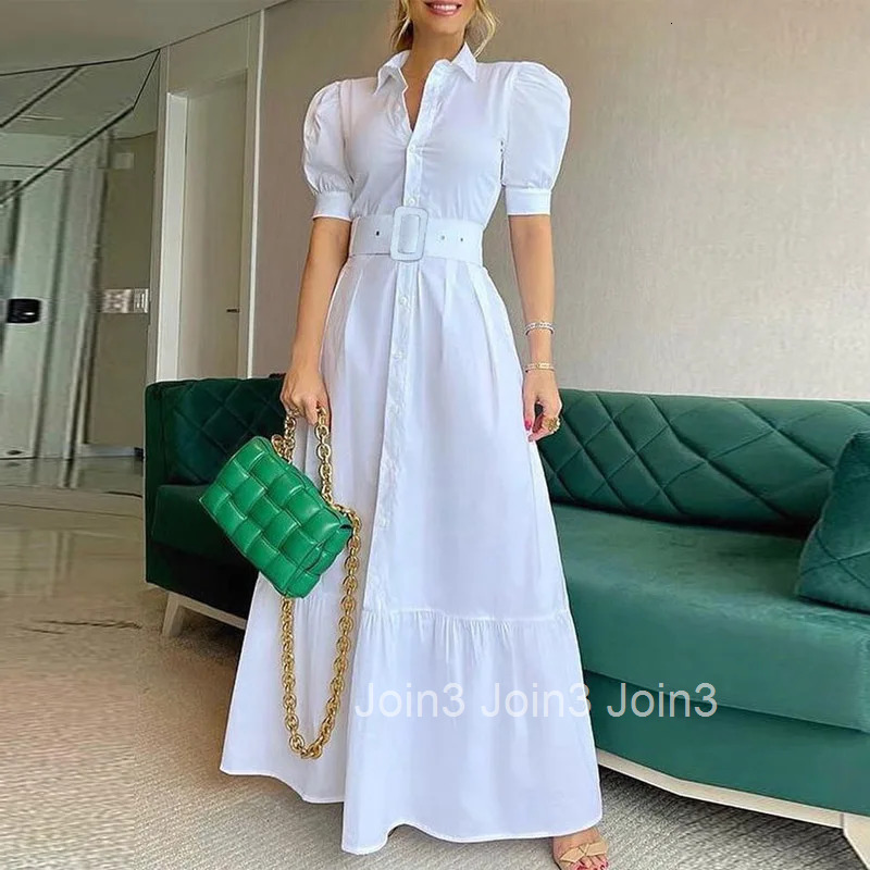Striped Maxi Dress Women Summer New Fashion Elegant Causal Party Office Lady White Blue Back Long Dresses