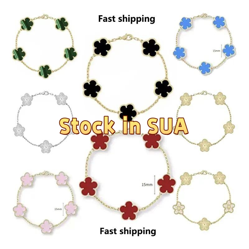 Four leaf clover designer bracelet luxury classic jewelry designer jewlery for women mens chain bangle bracelet designe rcharms schmuck chains ch