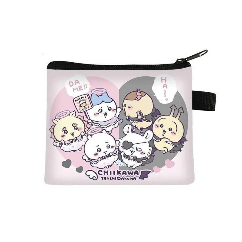 Chiikawa Wallet Hachiware Cartoon Cute Zero Wallet Breathable Fashion Mini Card Bag with Zipper Coin Storage for Men Women Gifts XJ250806