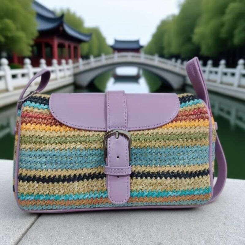Designer Bag Tote Shoulder Summer Korean INS Style Straw Woven Small Casual Women S Vacation Handbag Crossbody Trendy