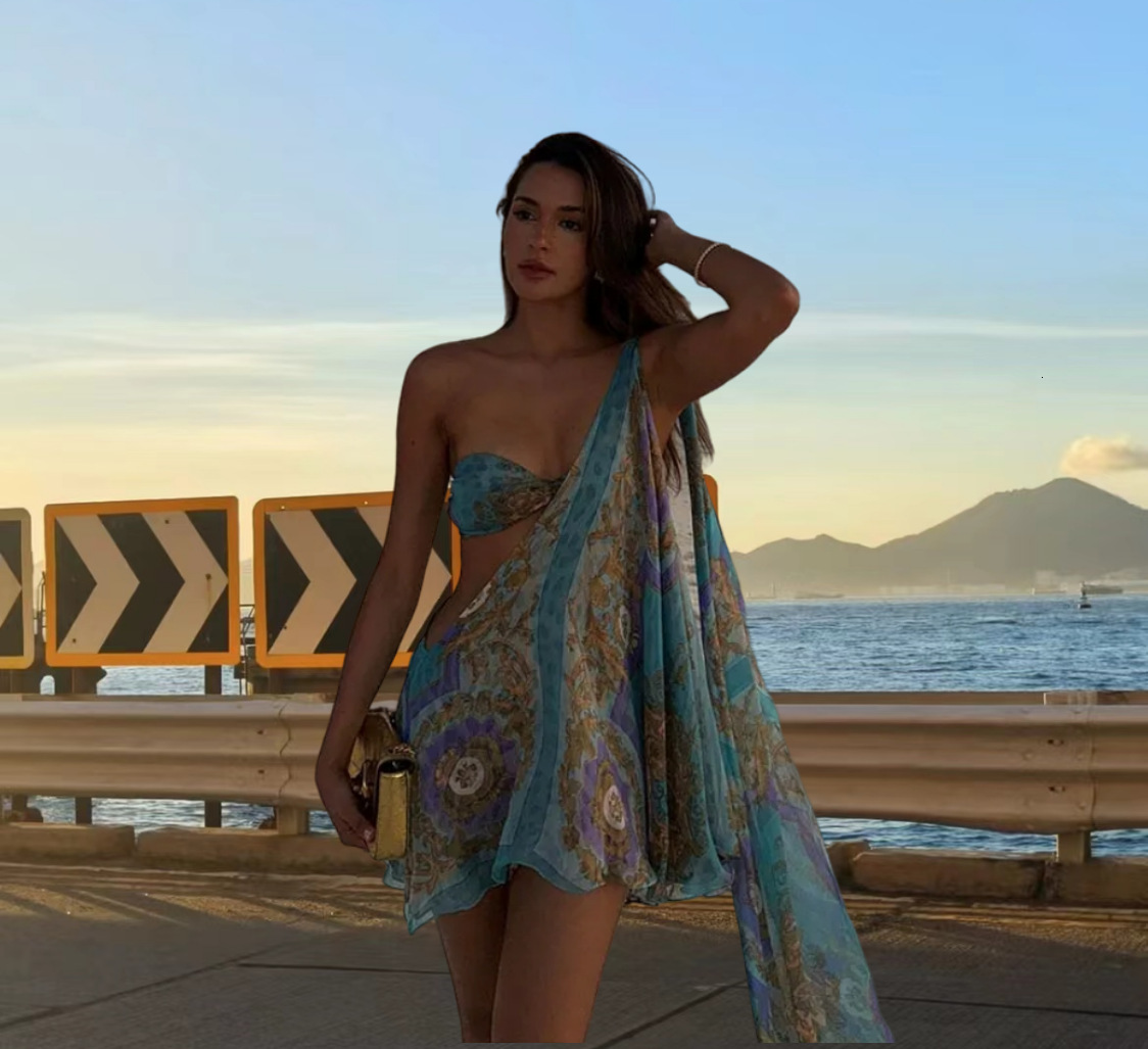 2025 Spring/Summer fashion European and American Women's Sexy Spicy Girl Party Evening Dress New Designer Dress