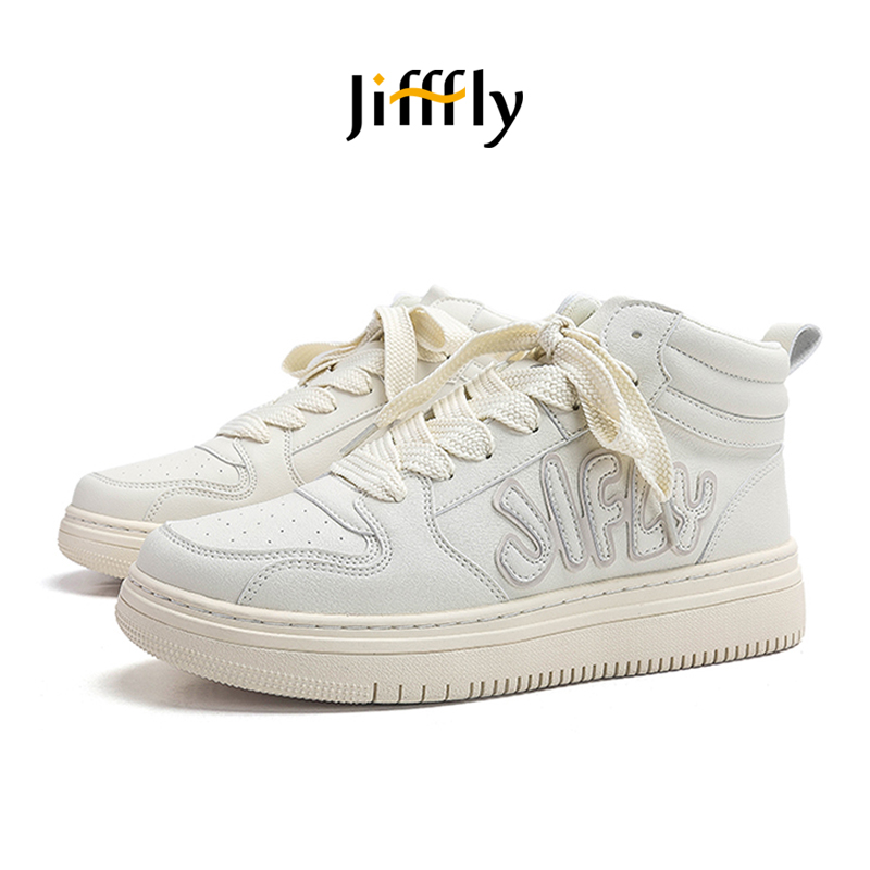 JiffFly Men's Casual Sneakers Fall/Winter 2025 Collection - Comfortable High Platform Shoes for Couples