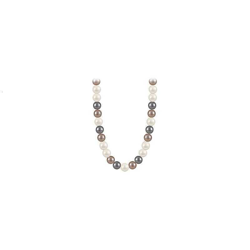 French Elegant Romantic Mixed Color Pearl Beaded Necklace 2025 Fashion Jewelry Sweet Accessories for Womens Collarbone Chain Y250805