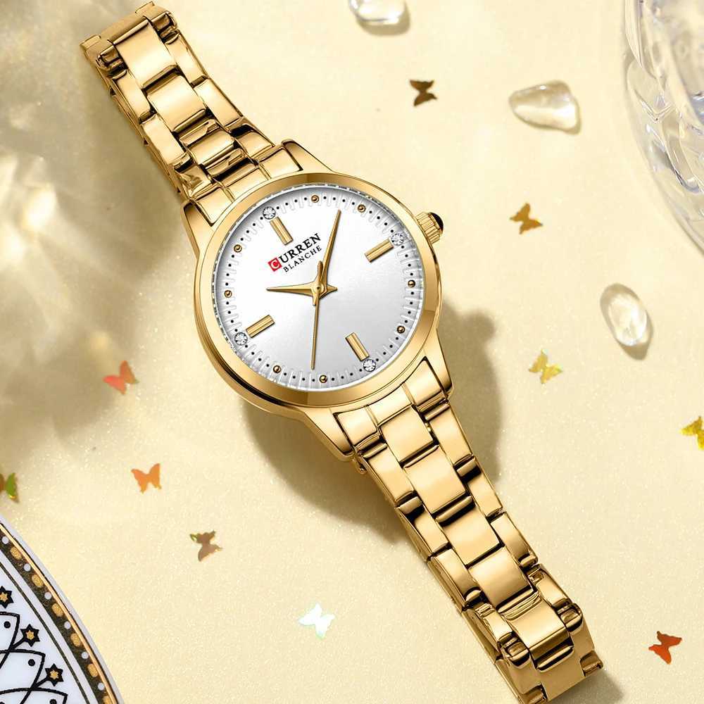 Original CURREN Quartz for Women Fashion Elegant Ladies is Stainless Steel Waterproof Womens Wristwatch W250806