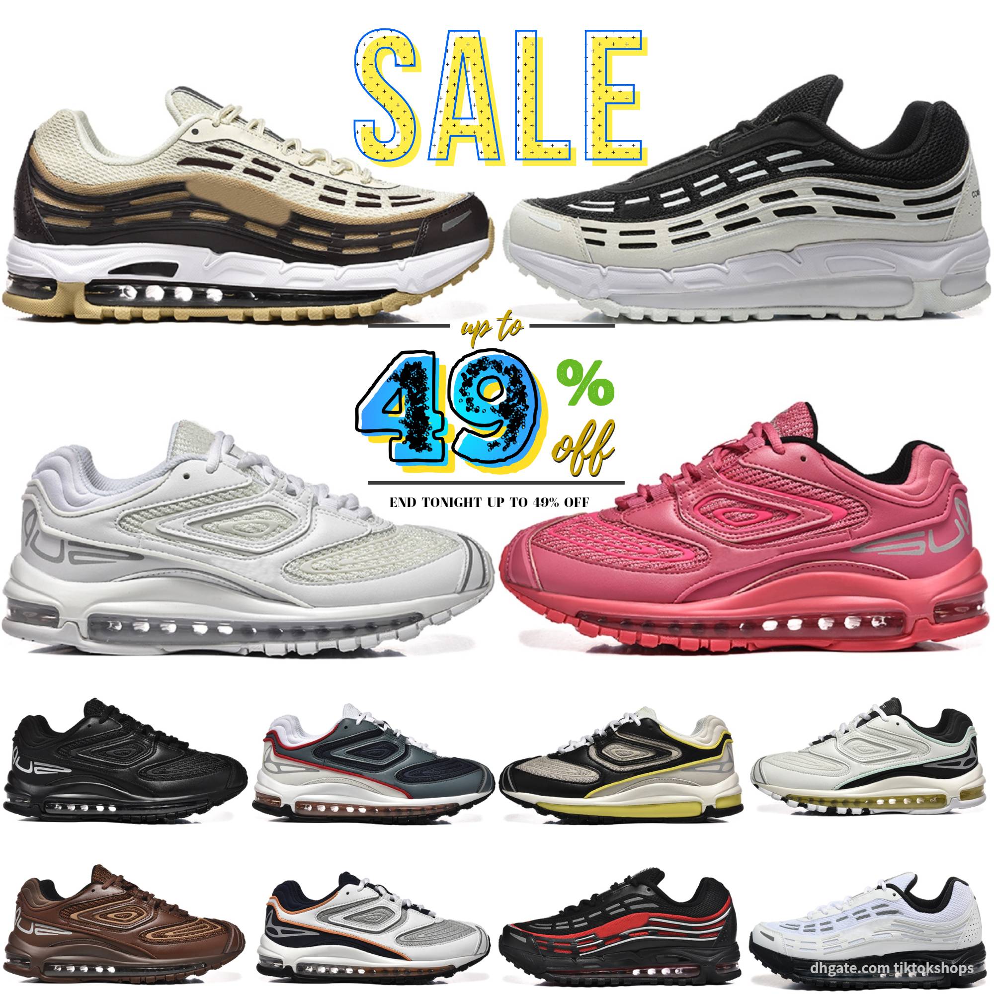 98 TL 2.5 Running Shoes Designer Mens Women 97 Triple Black White Brown Pink Obsidian 98s Run Sneakers Footscape Wovens Rainbow Men outdoor Trainers Sports Chaussures