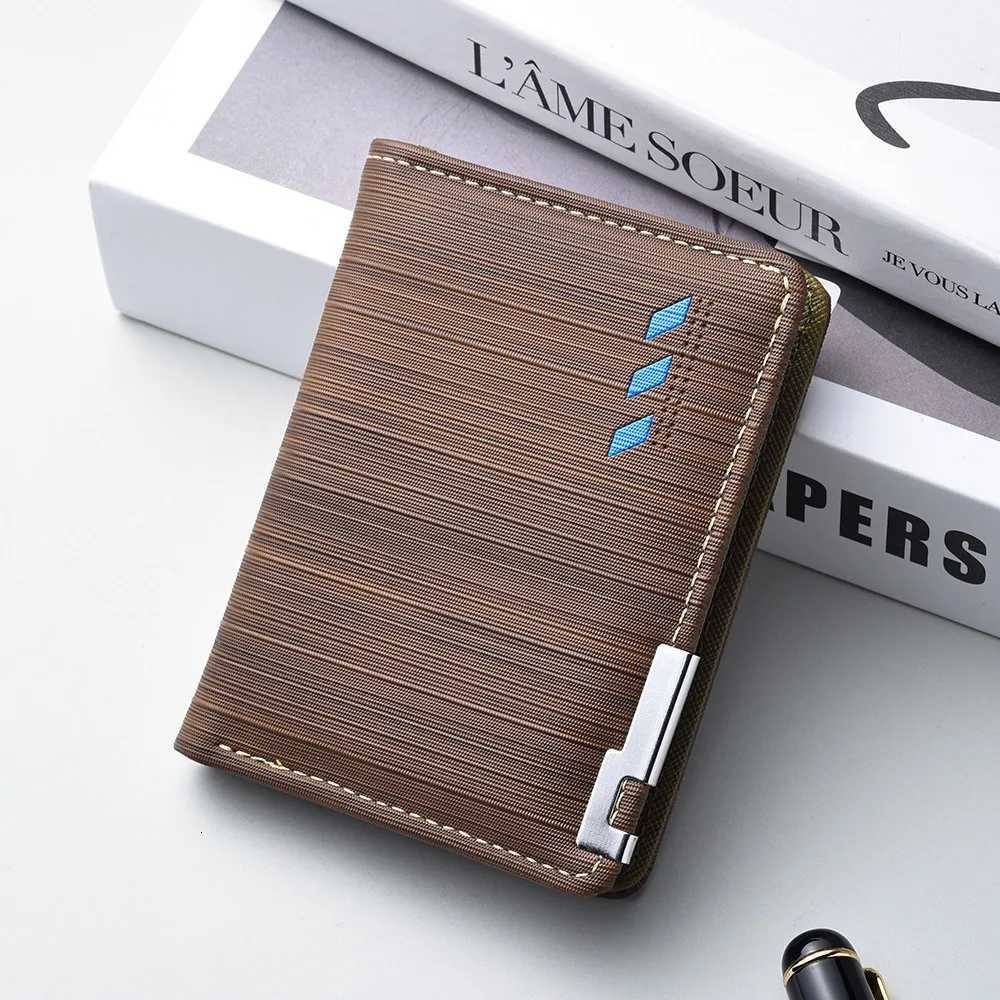 New Wallet Purses Slim Mens Wallets Gift ID Holder Small Bifid Famous Brand Thin Wallet Men 2025XJ250806