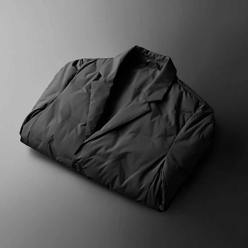 Top Grade Man Winter Down Jacket 2023 Men Business Casual Classic Suit Collar 90% White Duck Down Coat Keep Warm Parkas W250806