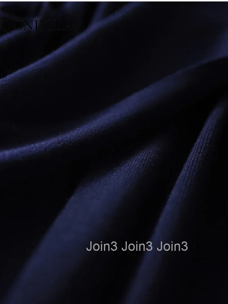 Autumn Winter Sweater Womens Dresses V-neck Wrap Up Dress for Women Woman Clothing Korean Version Loose Elegant Knitted Skirt