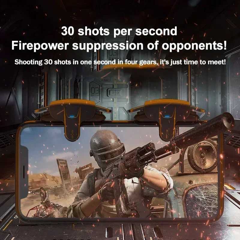 MEMO AK05 Mobile Phone Game Trigger L1 R1 Aim Shooting Alloy Key Buttons Gamepad Joystick for IOS Android PUBG Gaming Controller XJ250806