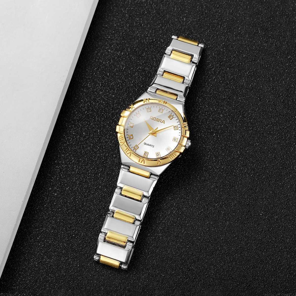 Luxury Rhinestone Women Quartz Fashion Stainless Steel Strap Wristwatches for Ladies Clock Reloj Mujer (Without Box) W250806