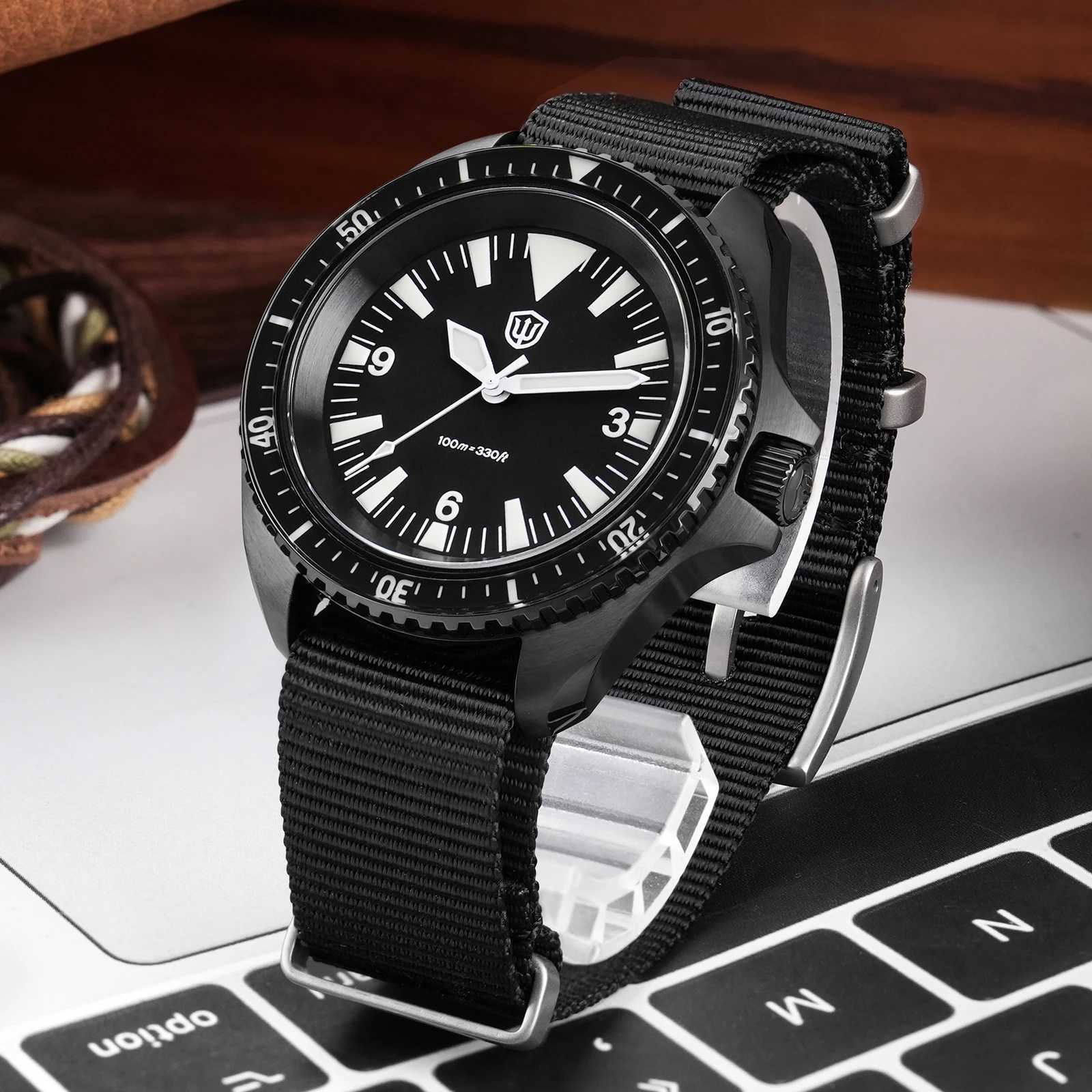 39mm Men Quartz VH31 Sweep Second Mens Stainless Steel Luminous Waterproof Wrist WD1980 V2 W250806