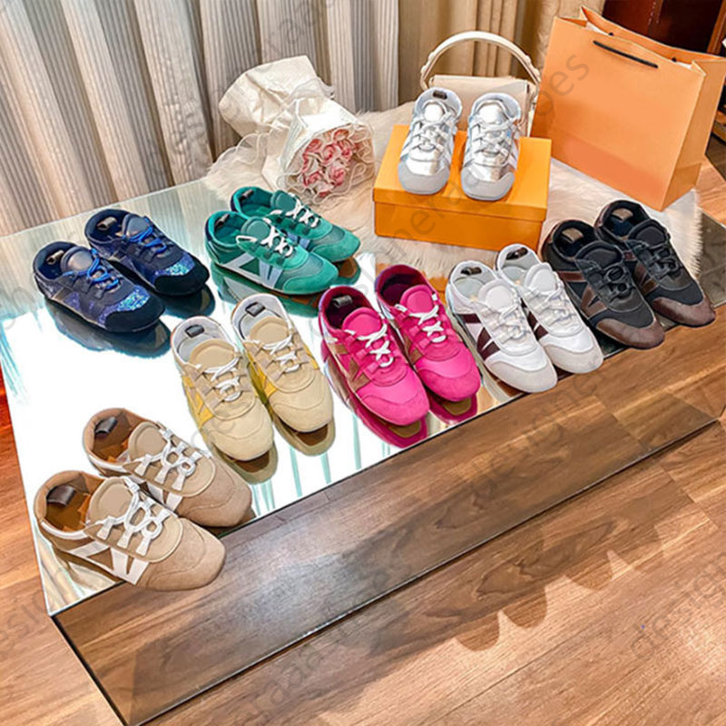 womens ballet trainers vintage suede sneakers trainers women cowhide sneakers womens sneaker leather casual running shoes girls pink trainers high quality 35-40