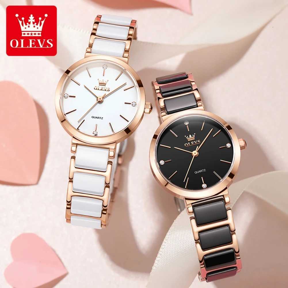 OLEVS Womens Wrist Luxury Brand for Women Elegant Bracelet Waterproof Fashion Quartz Ladies es Reloj Para Mujer W250806