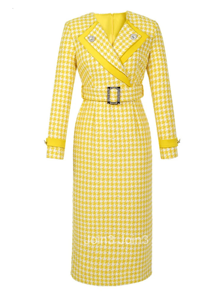 New Ladies Vintage Formal Pencil Long Dresses Women Clothing Elegant Office Commute V-Neck Belt Slim Dress Robe Mujer Vestidos