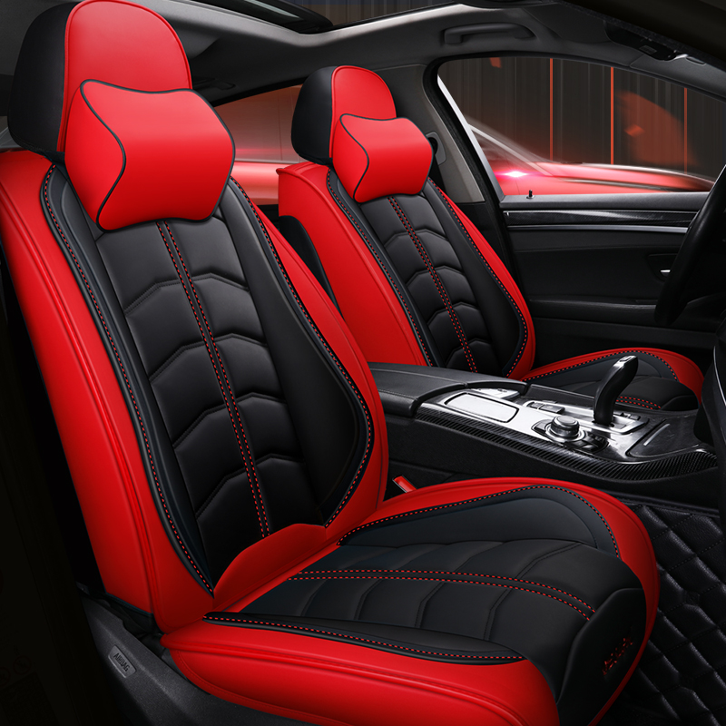 Enhance Interior Style: Custom Fit SOGLOTY Leatherette Auto Seating Upholstery