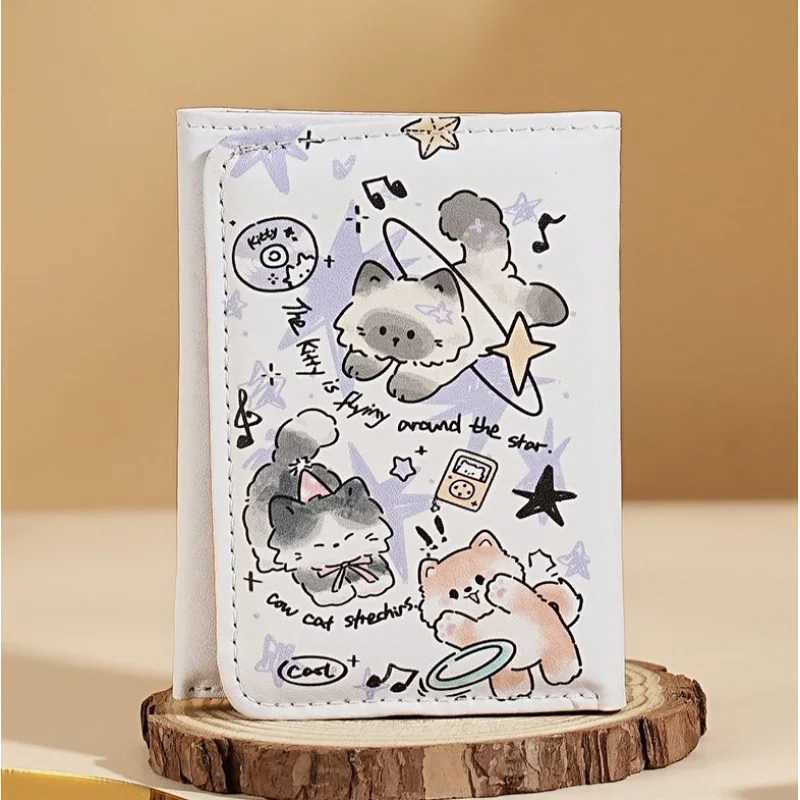 New Kitten XINGX Wallet All-Match Card Holder Large Capacity Multi-Card-Slot Coin Purse Gift Couple Three Fold Niche FemaleXJ250806