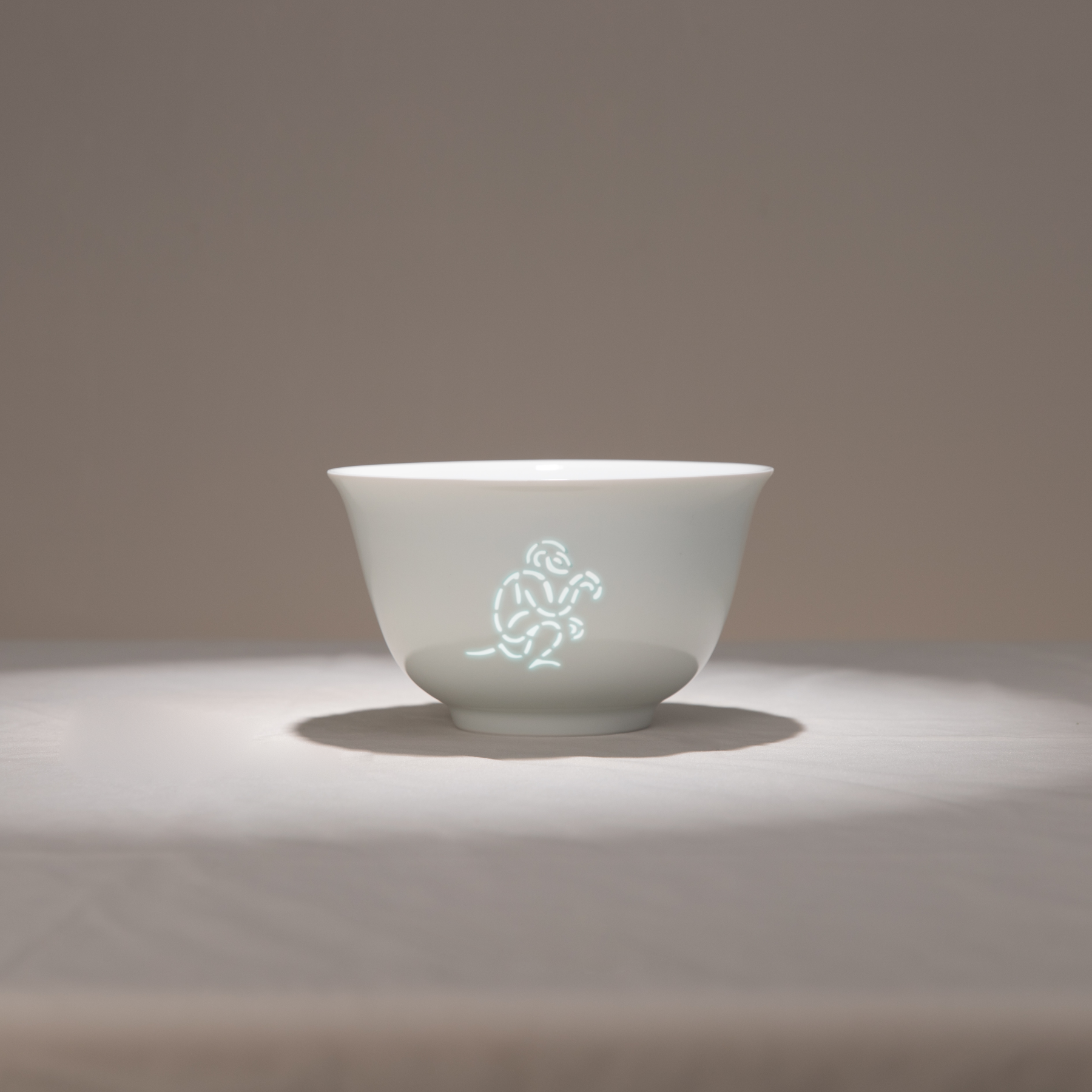 Chinese Zodiac Porcelain Soup/Cereal Bowl 15.5cm (6.1in) Collection: made of bluish-white pierced porcelain engraved zodiac motifs. Message remarked t