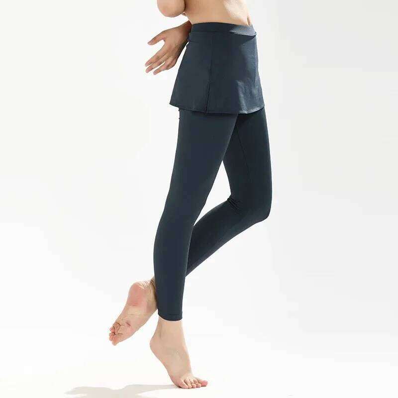 Ballet Warm-up Adult Nine-point Skirt Body Shaping Dance Pants, dance Training trousers pants