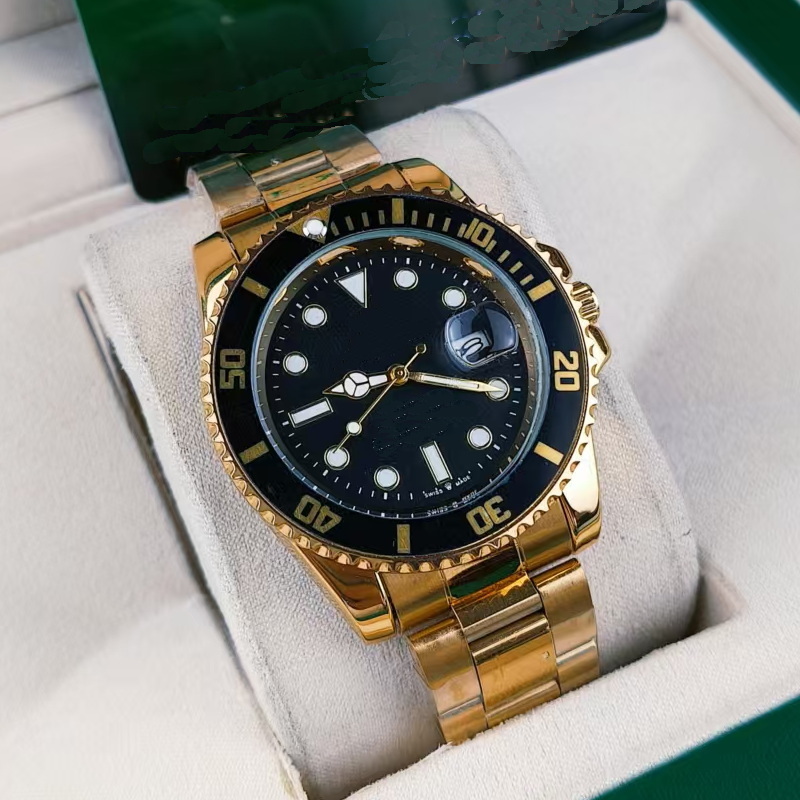 Great quality men Designer WristWatches life waterproof 10m with box aaa male Luxury Dial 41mm Stainless Steel quartz Watchs no821