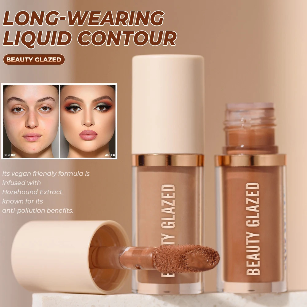 BEAUTY GLAZED Liquid Contour Natural Weightless Long-wearing Smudgeproof Bronzer Face Cosmetics 250730