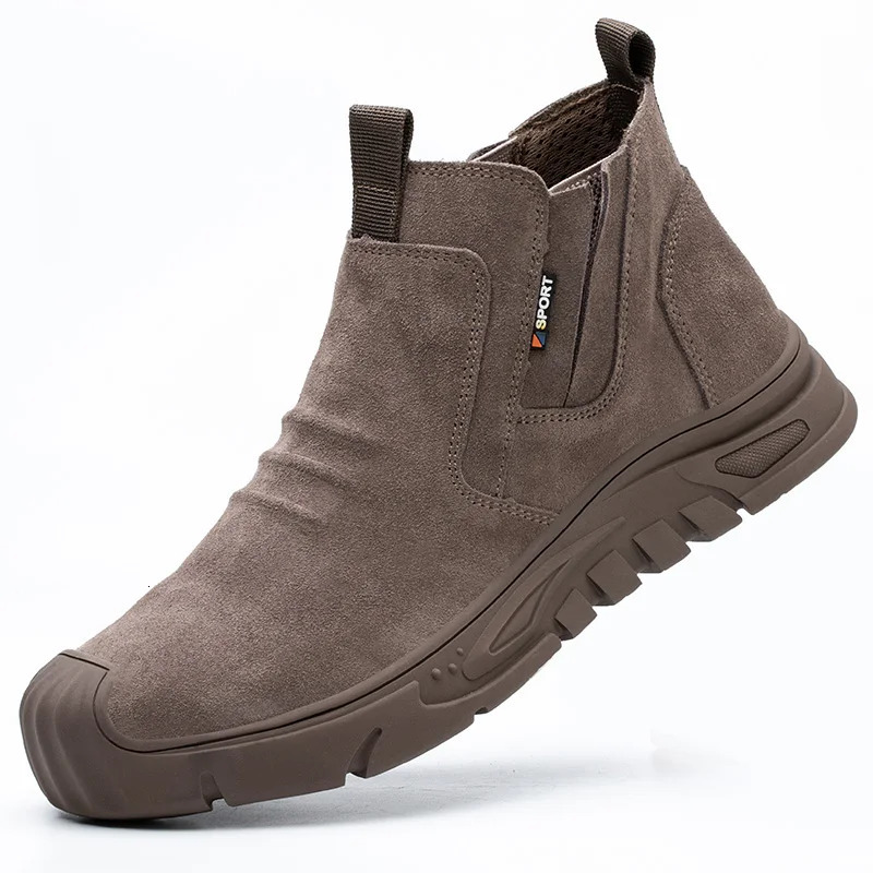 Steel Toe Cap Working Boots Anti-Puncture Work Shoe For ManIndestructible Work Shoes Outdoor Work Shoes Safety Boots for Men 250731