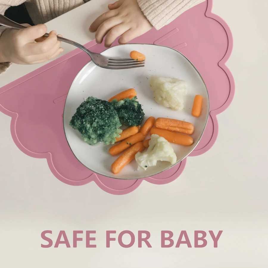 1Pcs Silicone Dining Appliance Placemat Dishes Plate Table Mat Childrens Tableware Pad Kids Feeding Mat Baby Stuff X250806