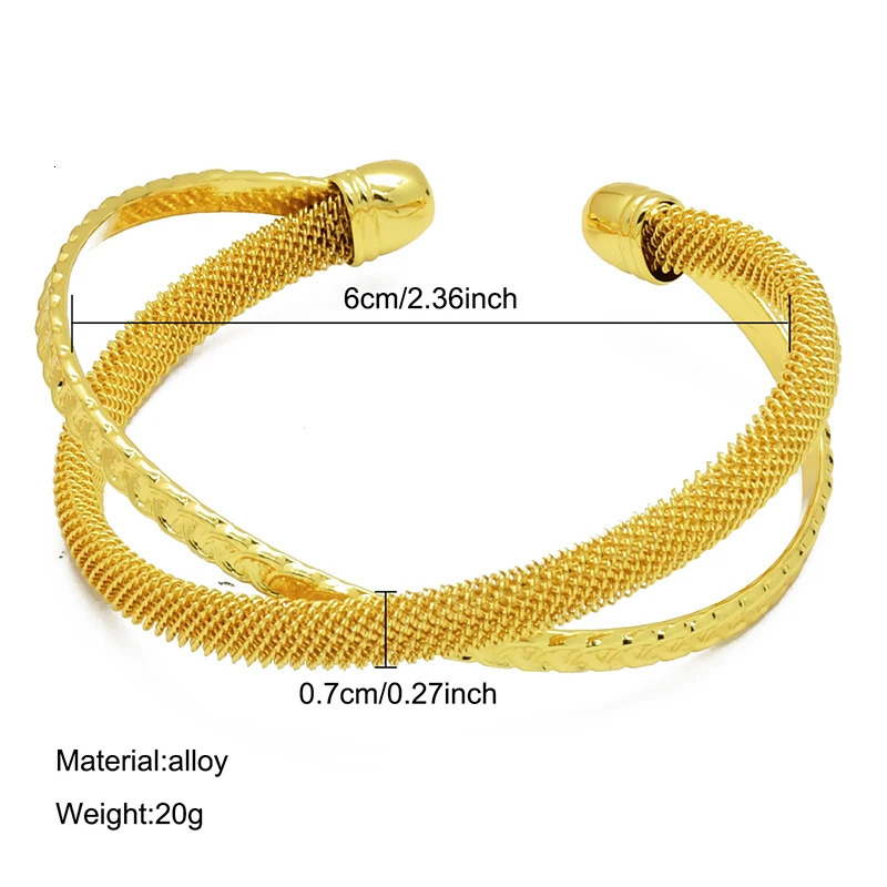 Dubai Indian Gold Color Cuff Bangles For Women 24K Gold Plated African Bracelets Charm Wedding Ethiopian Hand Jewelry 250805