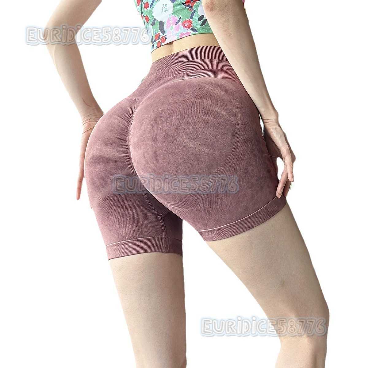 Peach Butt Lift Sports Fitness Pants for Women High Waist Tummy Control Three-quarter Pants Tie-dye Running Tight Yoga Pants H250806