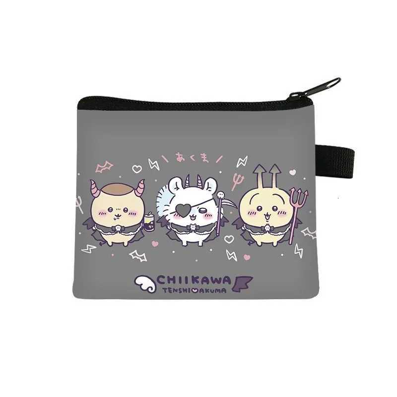 Chiikawa Wallet Hachiware Cartoon Cute Zero Wallet Breathable Fashion Mini Card Bag with Zipper Coin Storage for Men Women Gifts XJ250806