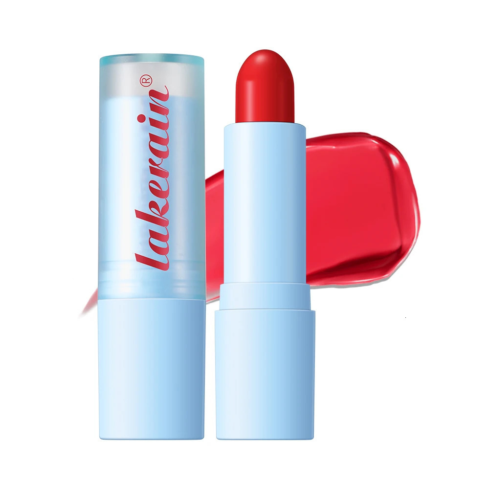 Lakerain 3 Colors Glass Lip Balm Light Cherry Red Lasting Lipstick Natural -cracking Lip Care Beauty Cosmetics 250805