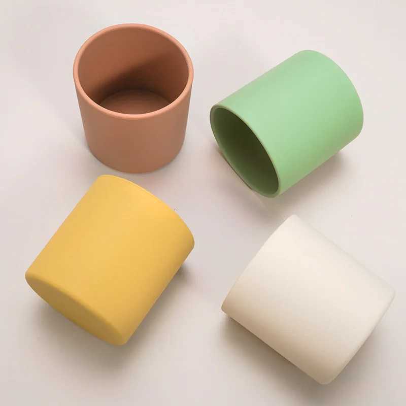 Baby Learn To Drink Cup Drinkware Silicone Cups For Toddlers Kids Leakproof Child Water Cup Bottle 220ML. X250806