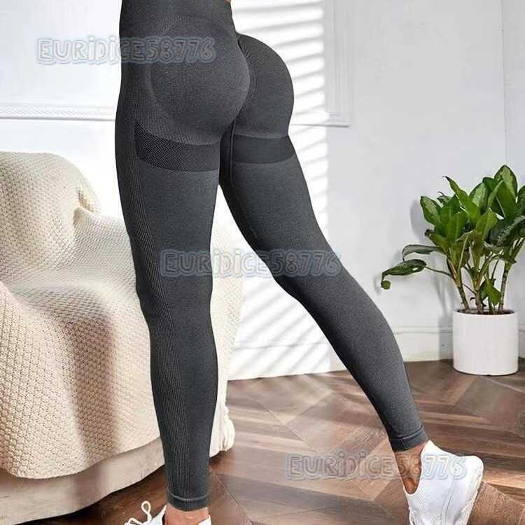 15 Colors Nylon Yoga Women Seamless High Waist Smile Pants Peach Hip Fitness Outdoor Sports Leggings Women H250806