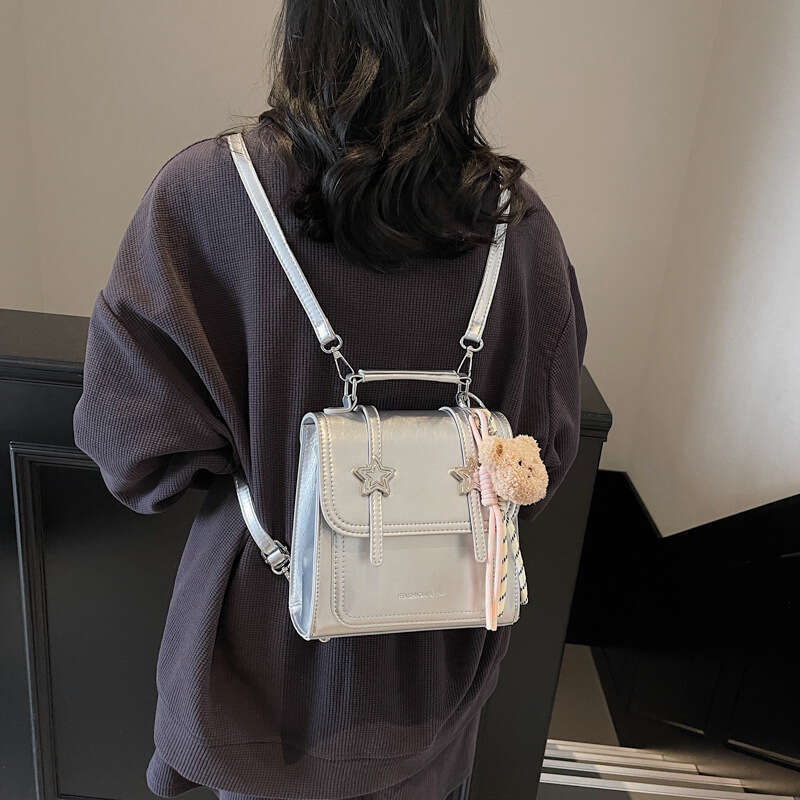 Girls' small leather bags, commuting handbags, multifunctional backpacks, ideal choices for teenagers, girls, and leisure outings