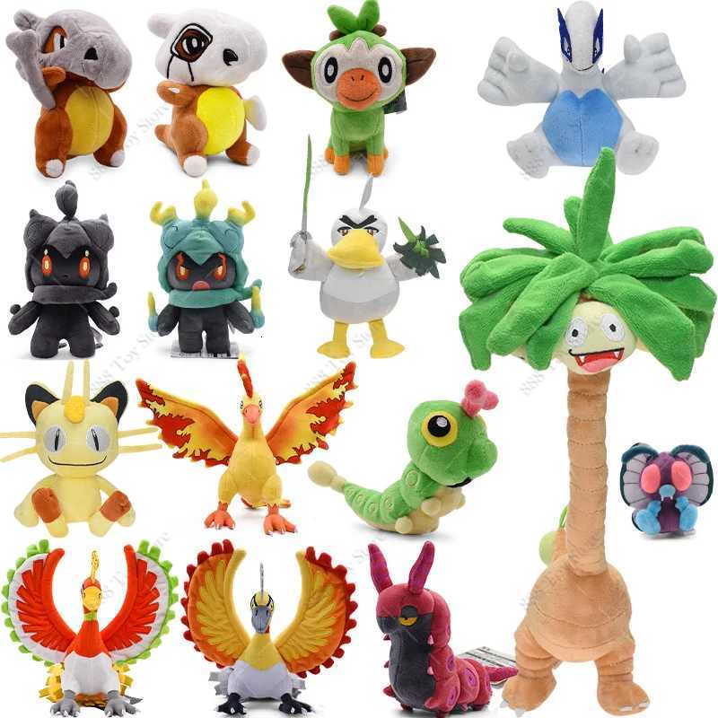 Plush Toy Anime Garchomp Exeggutor Zapdos Cubone Ninetales Lucario Butterfree Mimikyu Poke Ball Stuffed Plush Toy Boy Gift R250805