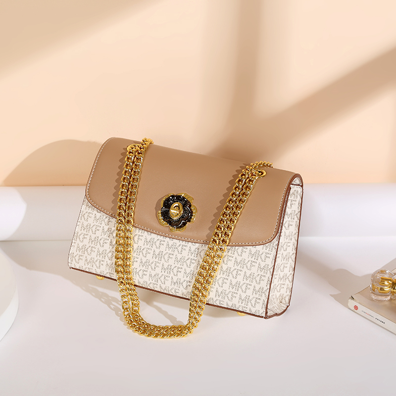 MKF designer bag free shipping Light luxury High quality casual fashion flap bag letter Floral versatile classic high-capacity handbag for woman