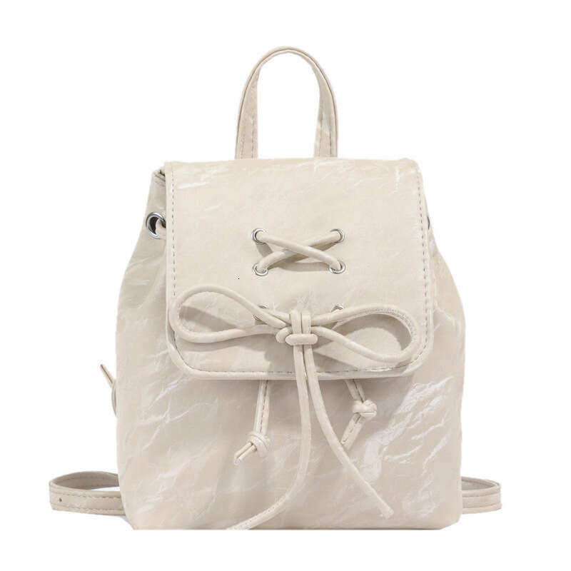 Bow tie women's Korean style backpack student school multifunctional travel bag, suitable for women's leisure outings, shopping, and dates