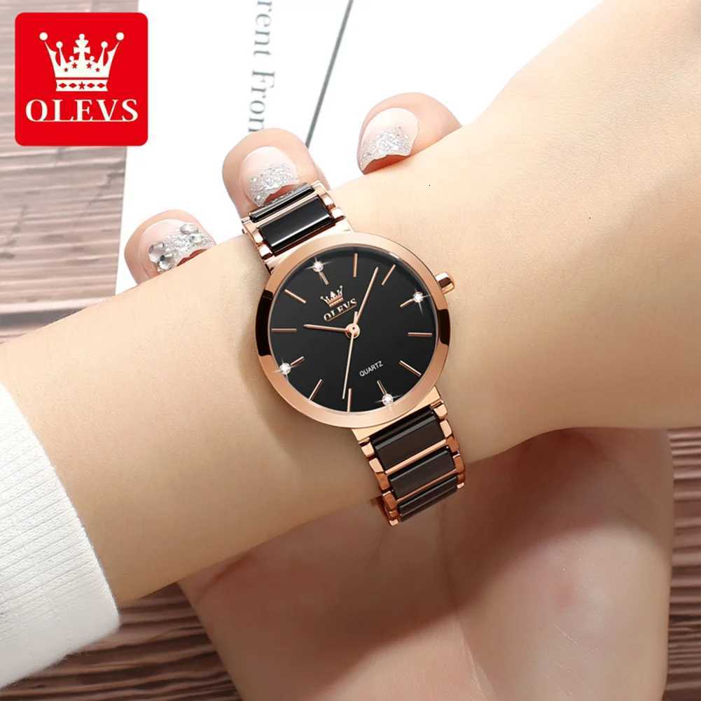 OLEVS Womens Wrist Luxury Brand for Women Elegant Bracelet Waterproof Fashion Quartz Ladies es Reloj Para Mujer W250806