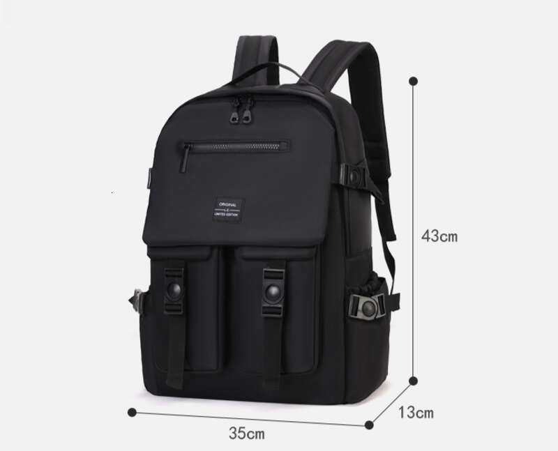 Men's casual backpack, classic large capacity travel & school bag, laptop bag