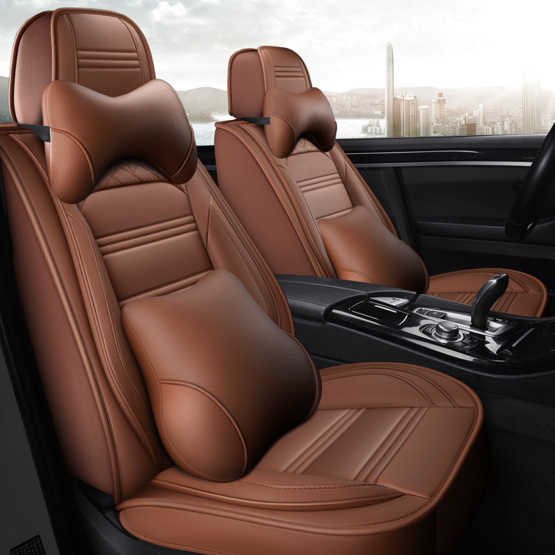Precision-Fitted Auto Interior Upgrades with Durable Leatherette Seat Covers