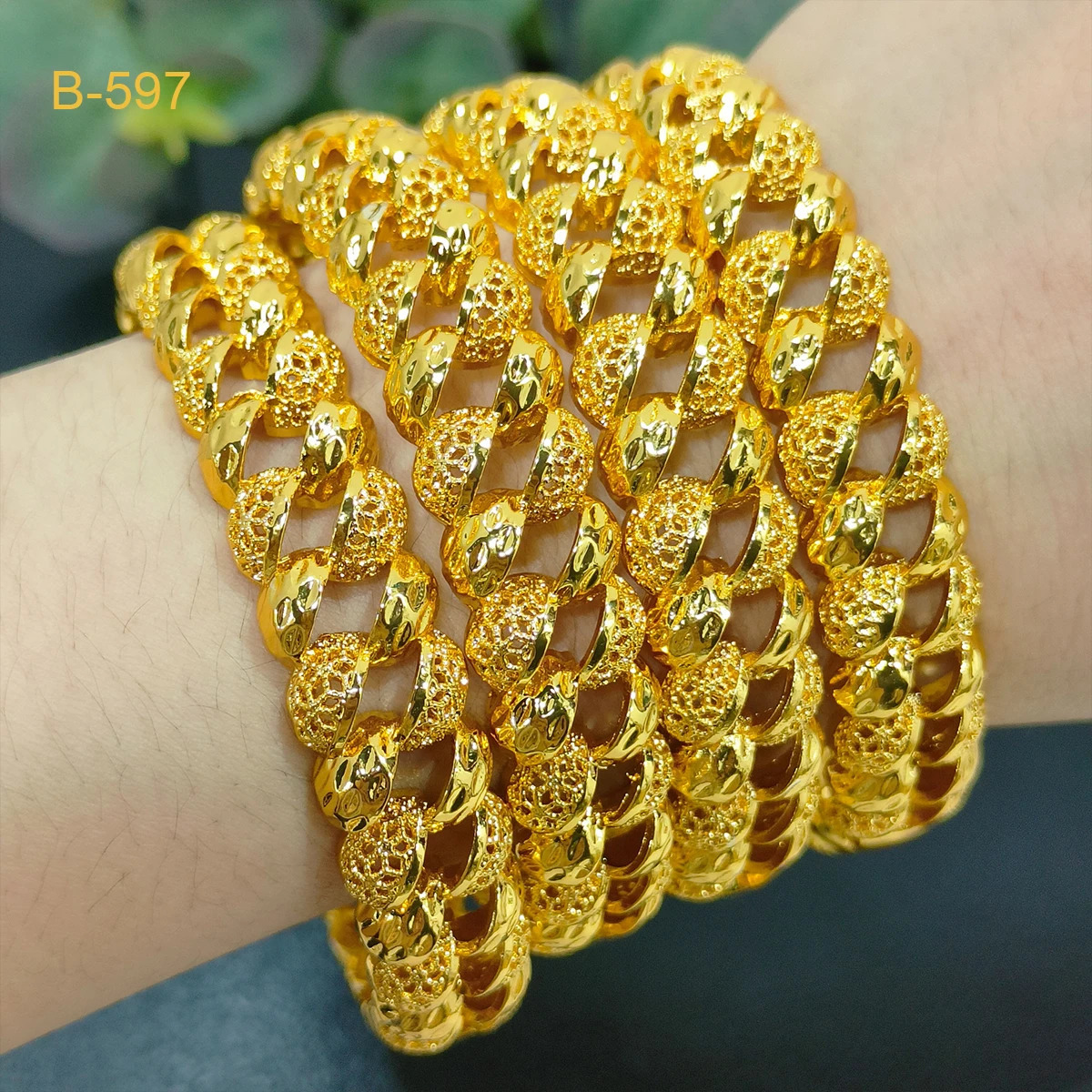 ANIID African 24k Gold Plated Bangles For Indian Women Wedding Bridal Ethiopian Brazilian Bracelets Dubai Jewellery Gifts 250805